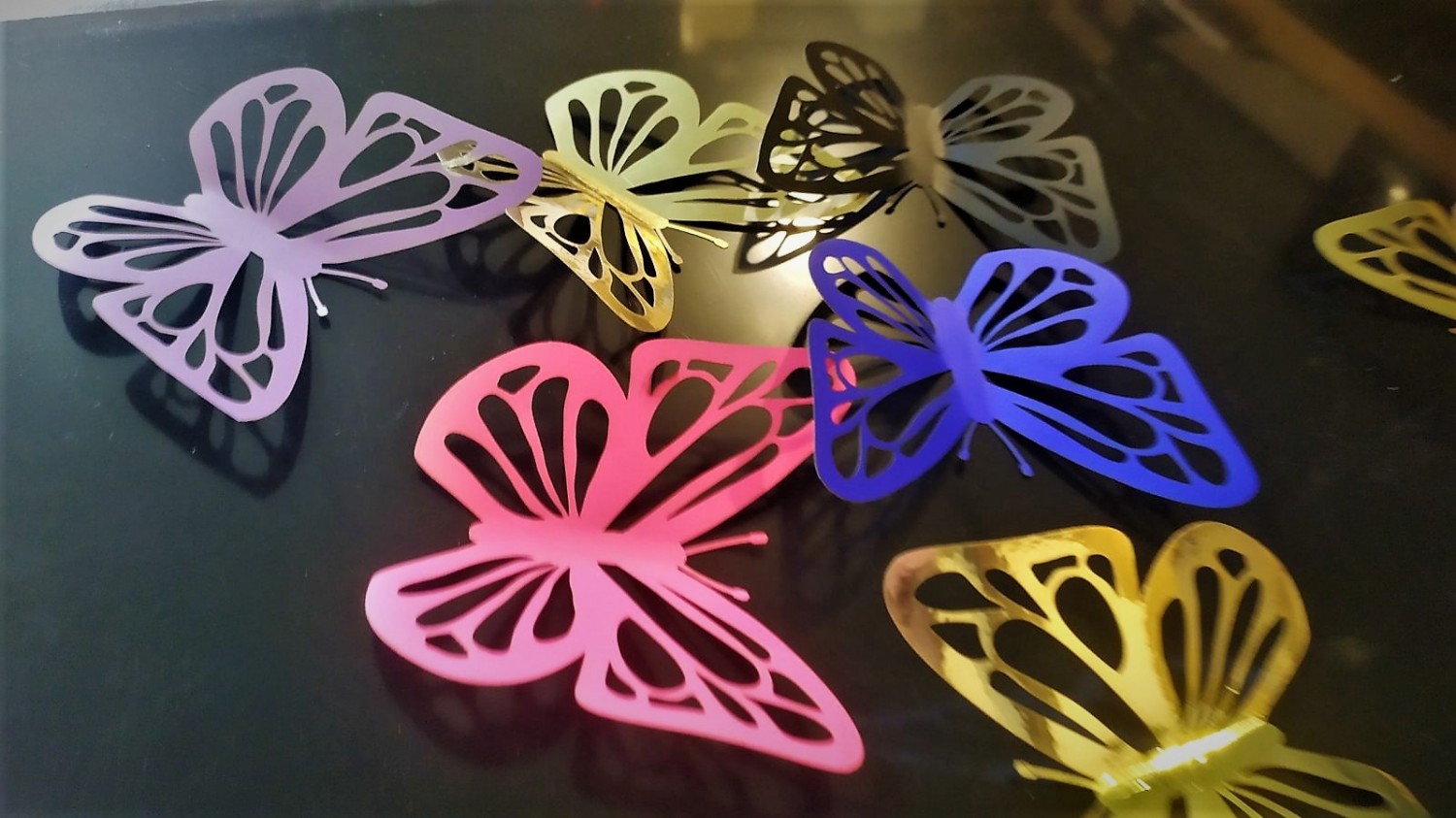 3D метелики для декору фотозон, інтер`єру - комплект 5шт. - Фото 4
