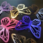 3D метелики для декору фотозон, інтер`єру - комплект 5шт. - Фото 2