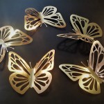 3D метелики для декору фотозон, інтер`єру - комплект 5шт. - Фото 5
