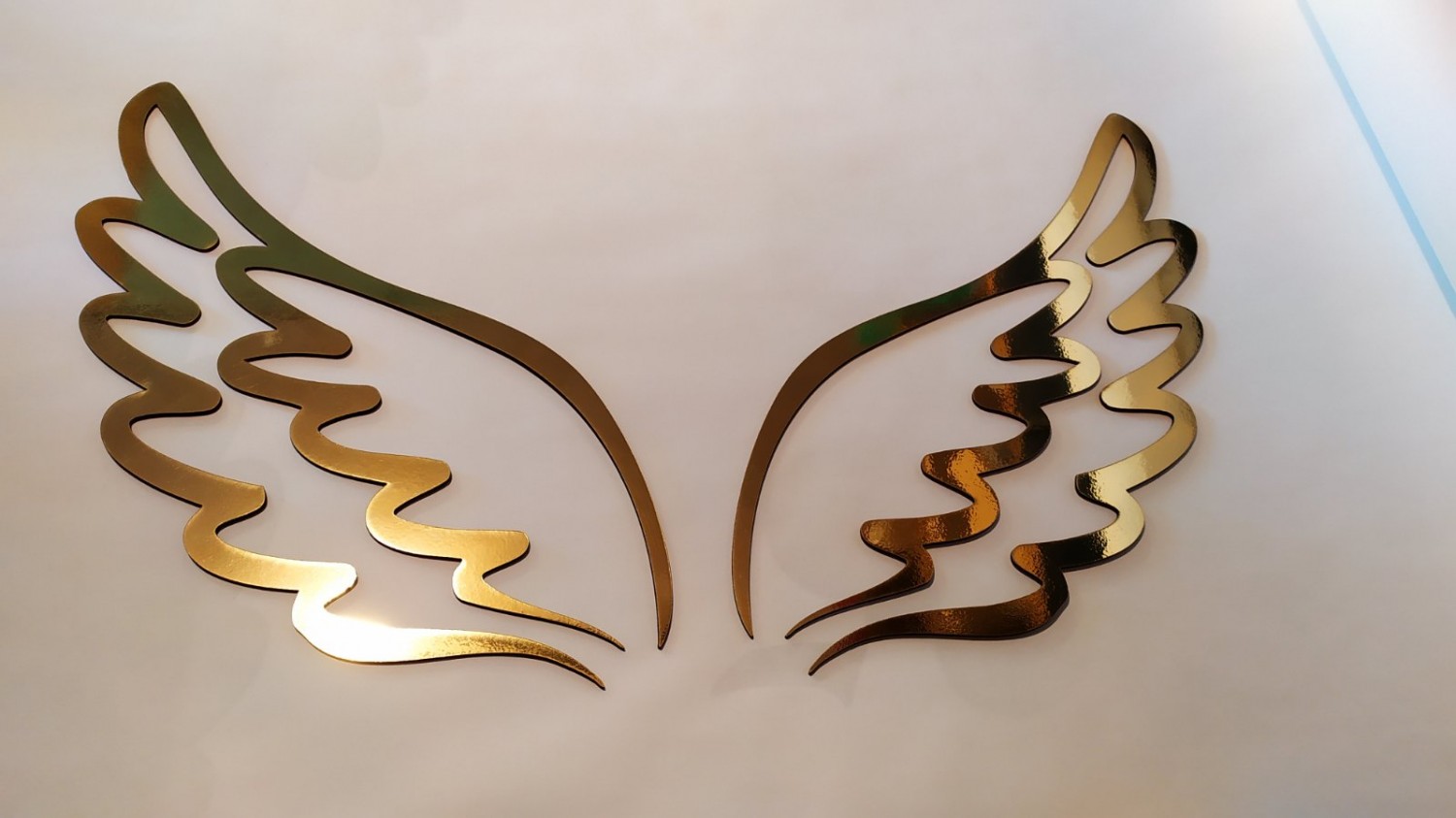 Крила ангела для фотозони, банера - дзеркальні кольори - Фото 1