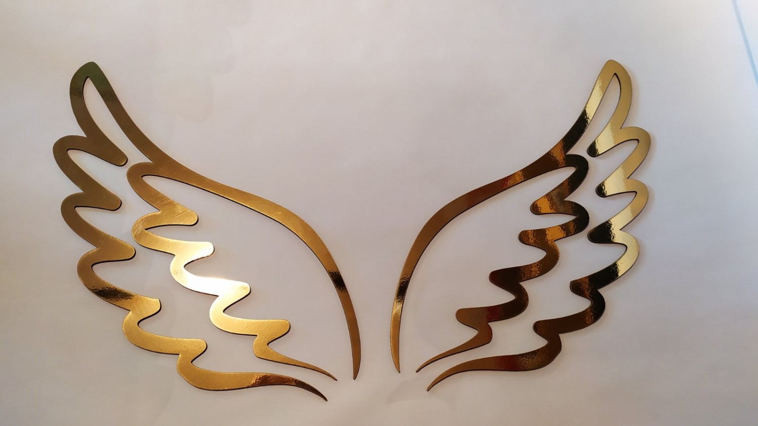 Крила ангела для фотозони, банера - дзеркальні кольори - Фото 3