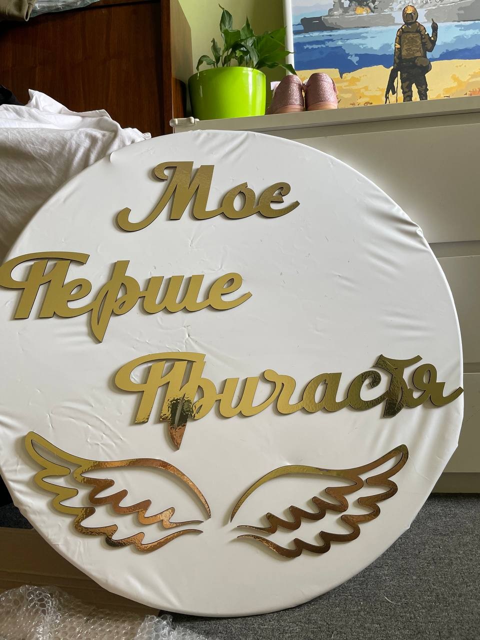 Крила ангела для фотозони, банера - дзеркальні кольори - Фото 8