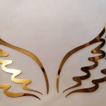 Крила ангела для фотозони, банера - дзеркальні кольори - Фото 3