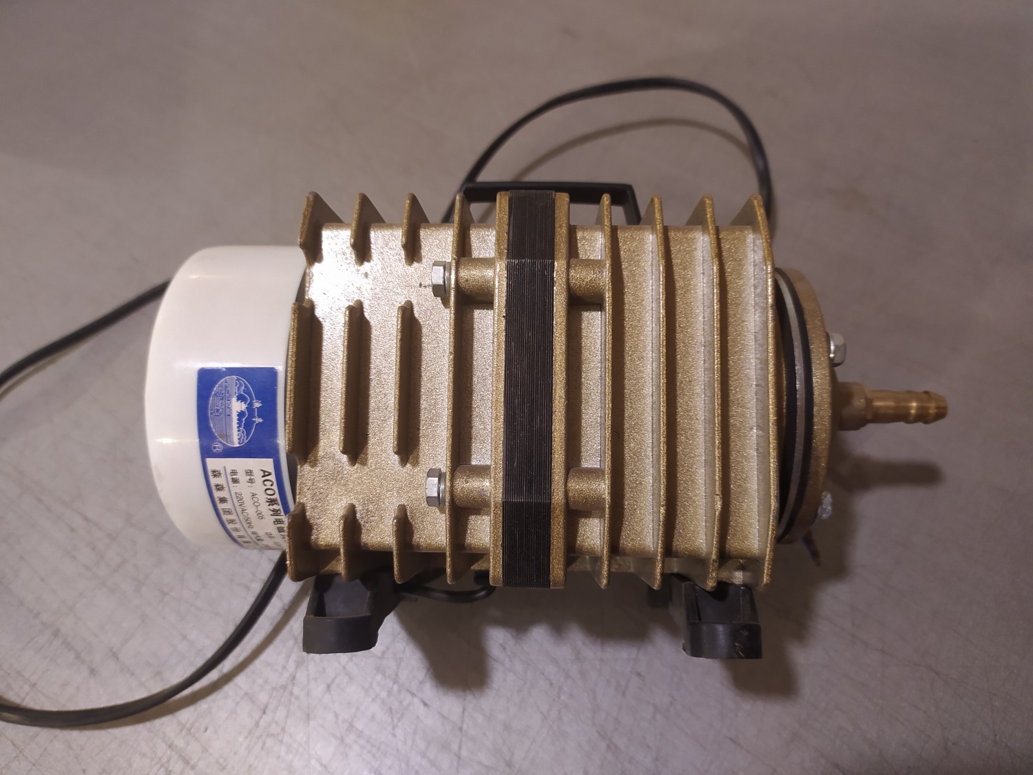 Компресор SunSun ACO-005 70 л/м 80W 220V аератор для ставка УЗВ септика - Фото 1