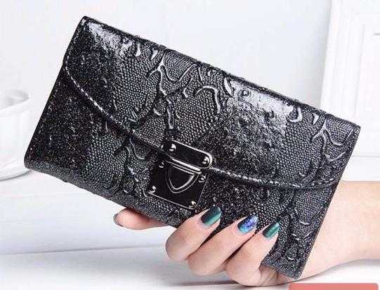 Гаманець клатч Aotian Black - Фото 1