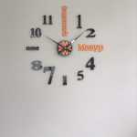 3D TIME самоклейкий настінний годинник. Різні розміри та кольори - Фото 11