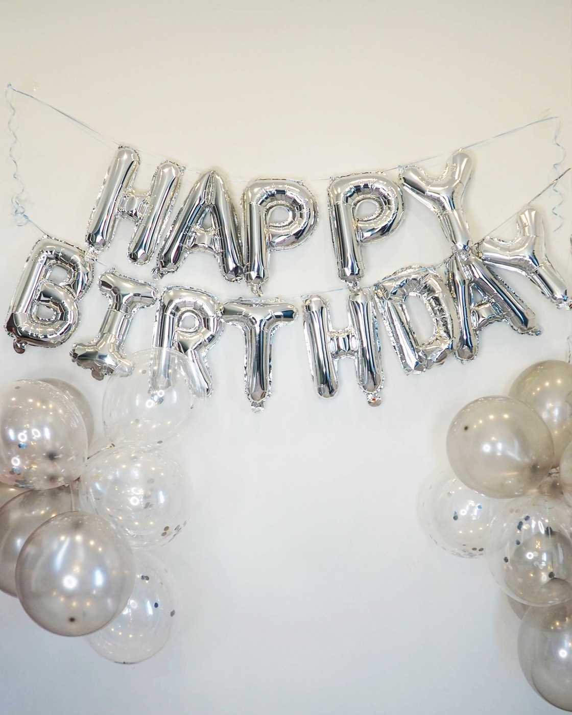 Великий HAPPY BIRTHDAY з фольгованих кульок на день народження - Фото 4