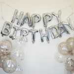Великий HAPPY BIRTHDAY з фольгованих кульок на день народження - Фото 4