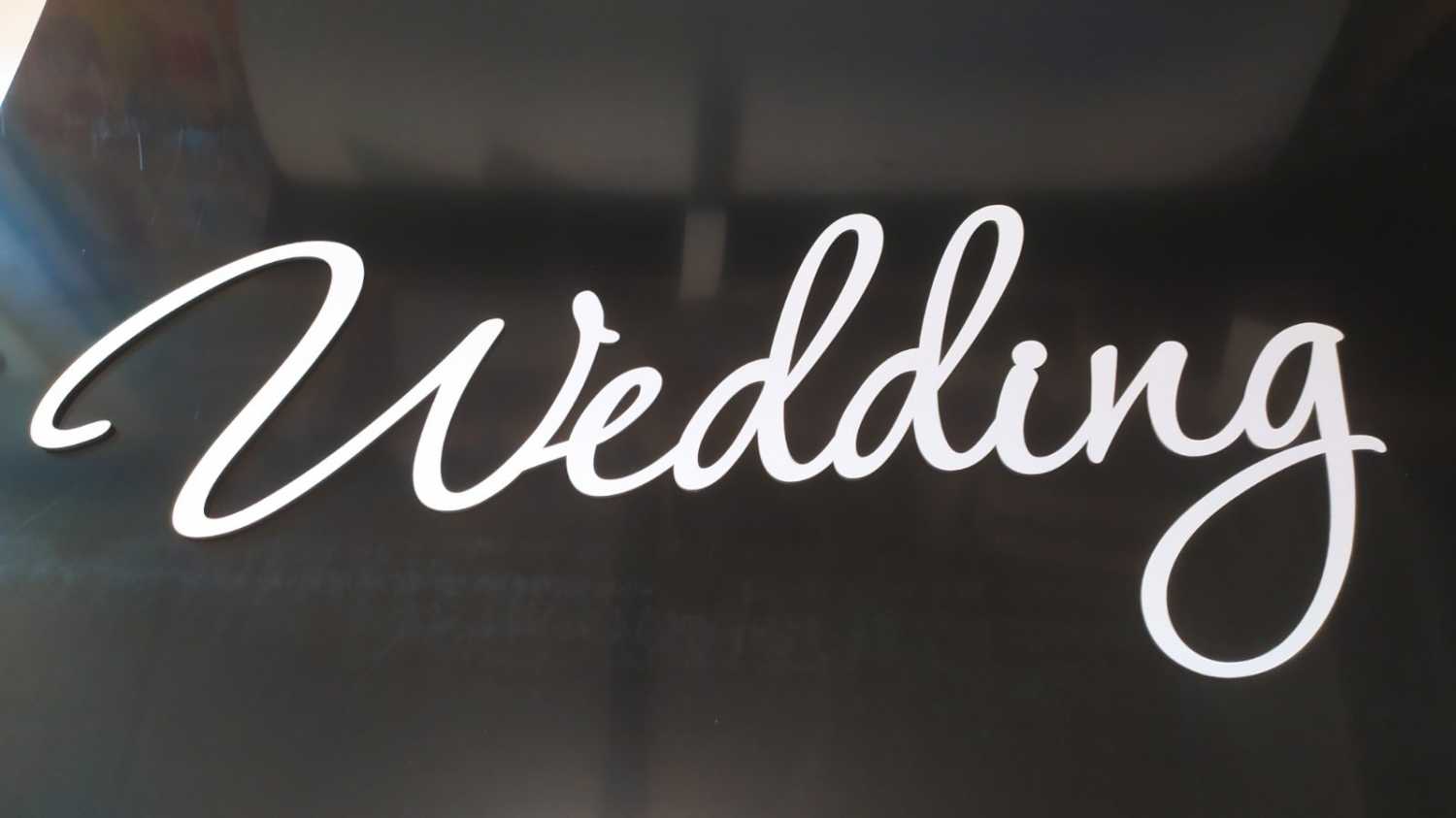 Wedding Day для фотозони, банеру на весілля - різні розміри та кольори - Фото 3