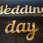 Wedding Day для фотозони, банеру на весілля - різні розміри та кольори - Фото 1
