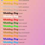 Wedding Day для фотозони, банеру на весілля - різні розміри та кольори - Фото 14