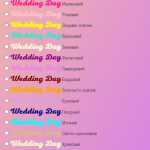 Wedding Day для фотозони, банеру на весілля - різні розміри та кольори - Фото 15