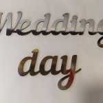 Wedding Day для фотозони, банеру на весілля - різні розміри та кольори - Фото 5