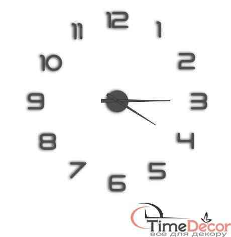 3D настінний годинник з цифрами - дзеркальні та матові кольори - Фото 11