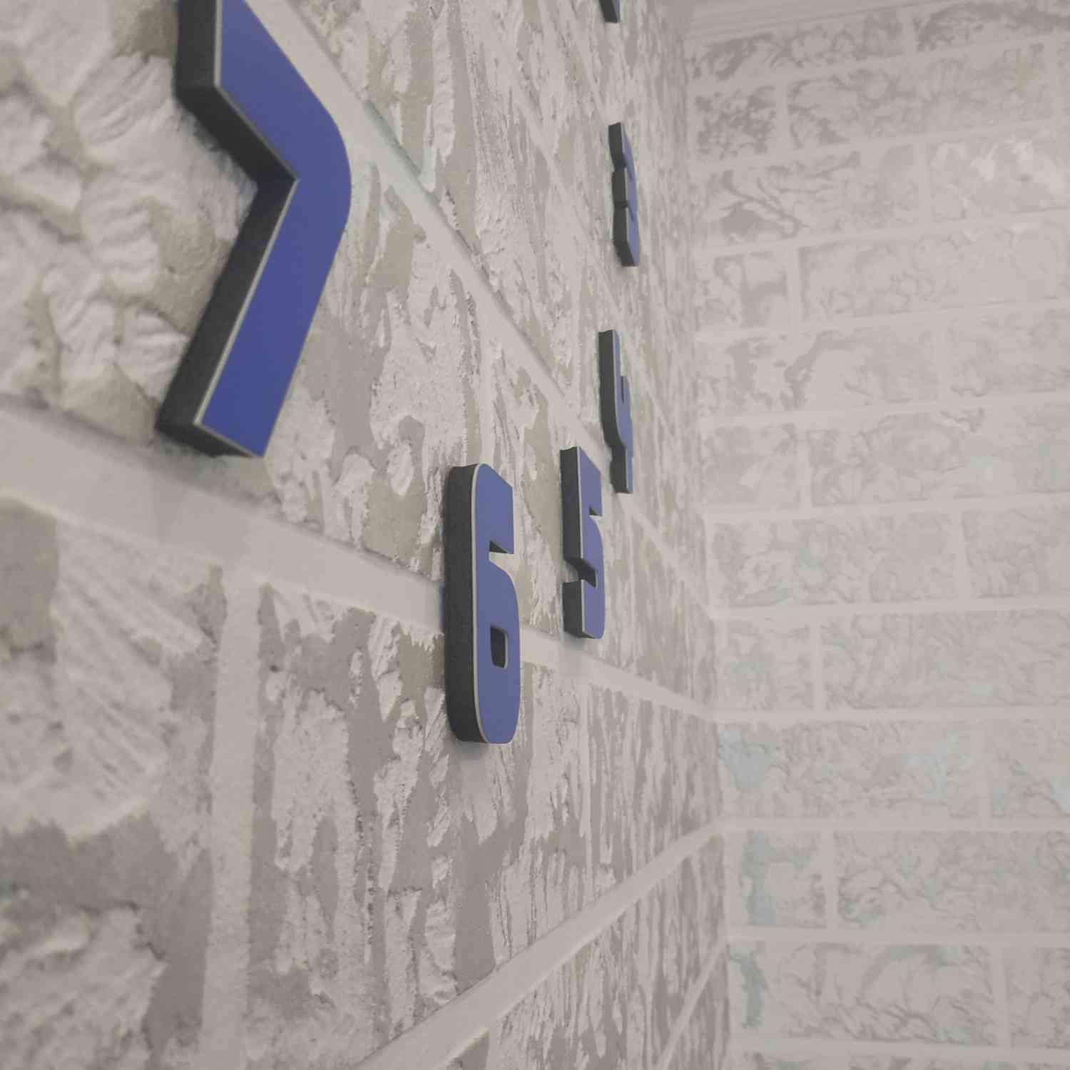 3D настінний годинник з цифрами - дзеркальні та матові кольори - Фото 4