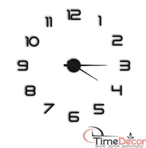 3D настінний годинник з цифрами - дзеркальні та матові кольори - Фото 5