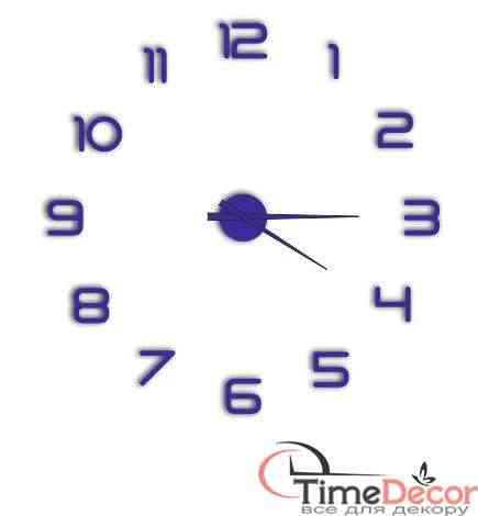 3D настінний годинник з цифрами - дзеркальні та матові кольори - Фото 9