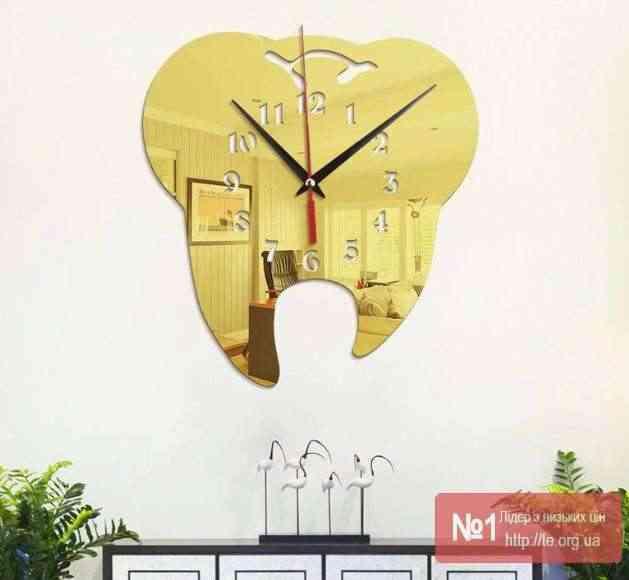 Настінний годинник Зуб великий вибір кольорів та розмірів - Фото 3