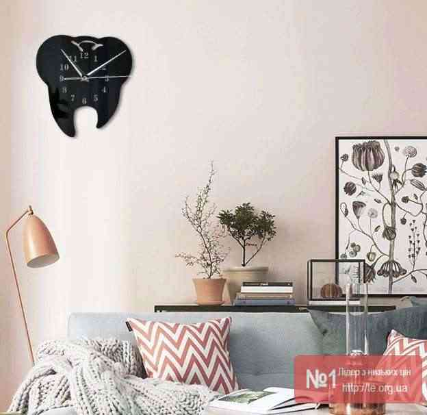 Настінний годинник Зуб великий вибір кольорів та розмірів - Фото 6