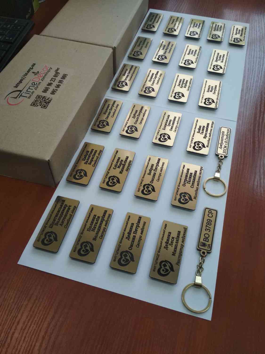 Бейджики для медичних працівників, Медичні бейджі на магнітах - Фото 3