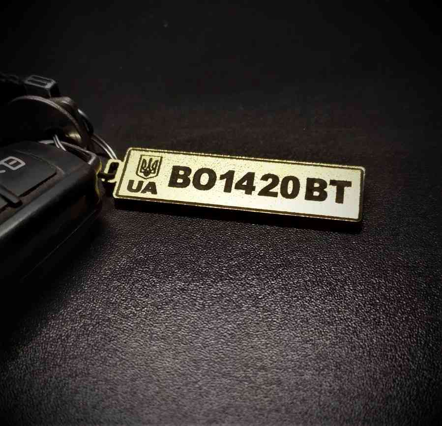 Брелок з логотипом, індивідуальним текстом - різні розміри та кольори - Фото 4