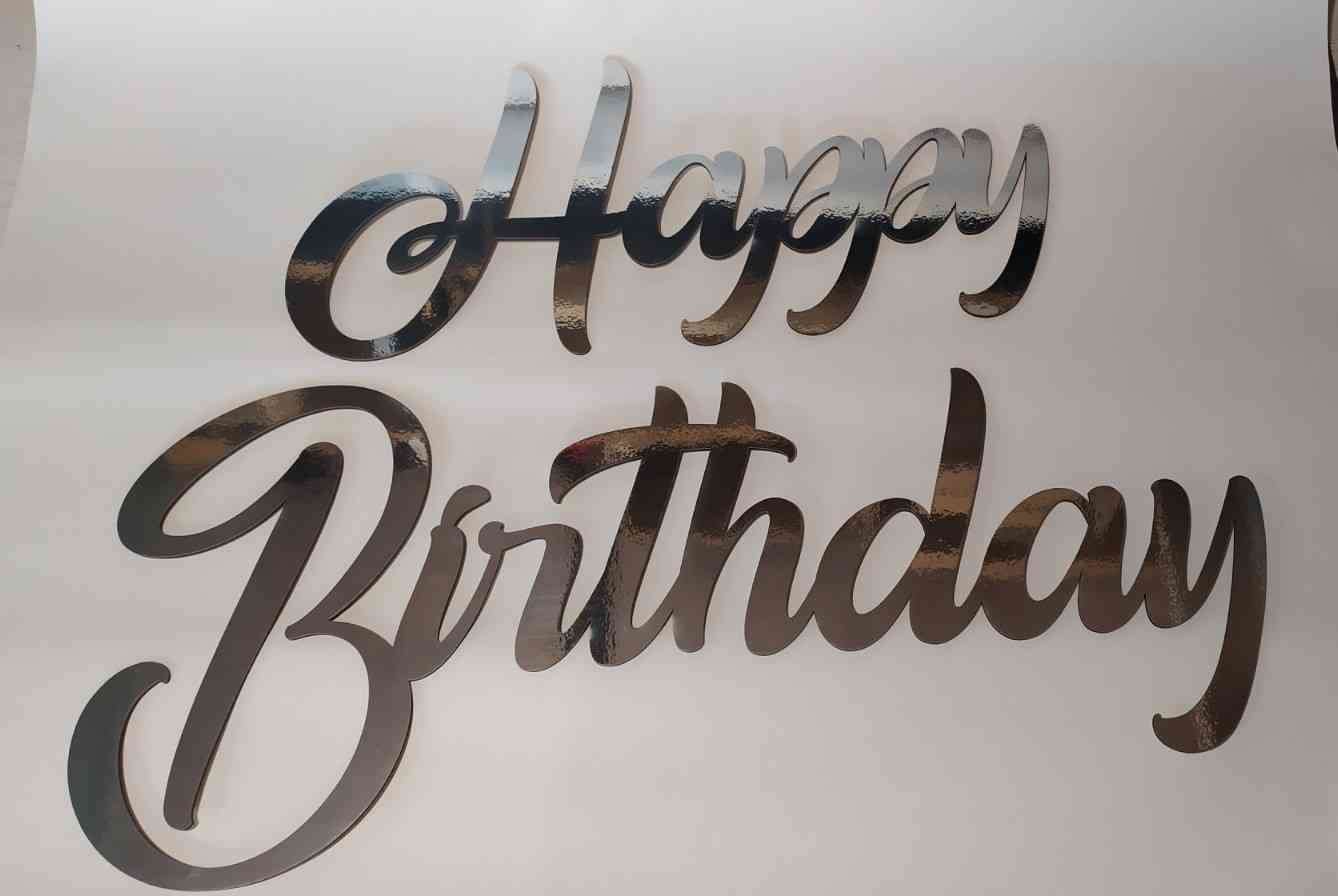 Happy Birthday для фотозони, банеру, повітряних кульок - Фото 3