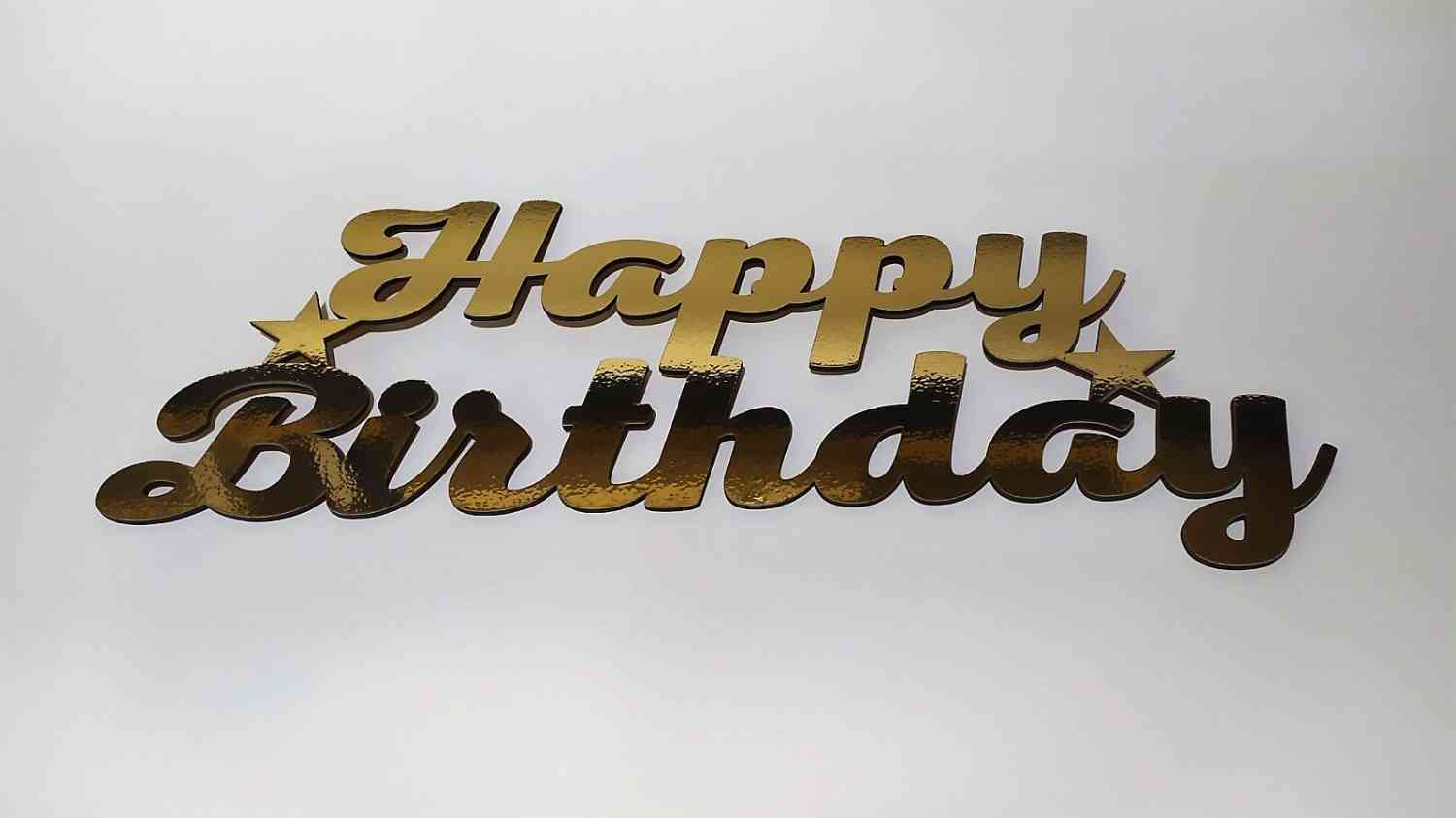 Happy Birthday для фотозони, банеру, повітряних кульок - Фото 4