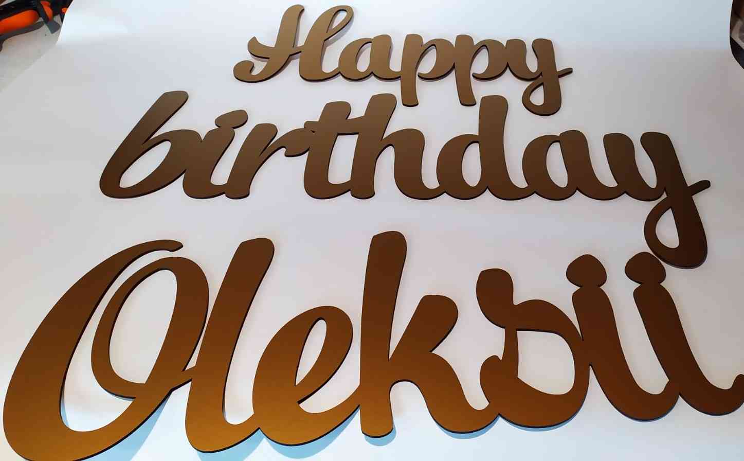 Happy Birthday для фотозони, банеру, повітряних кульок - Фото 10