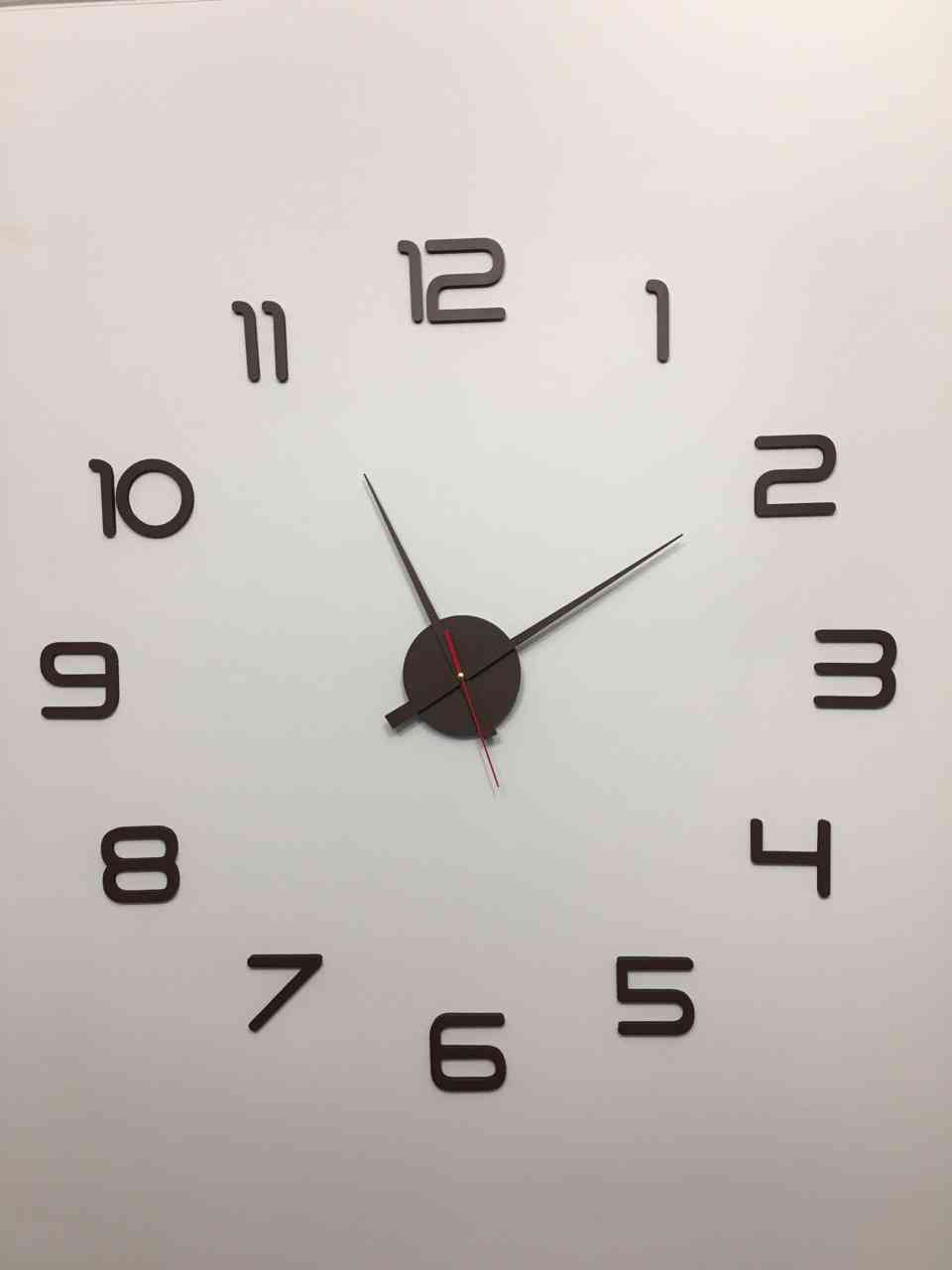 3D настінний годинник, який світиться у темряві з люмінесцентним покритям - Фото 3
