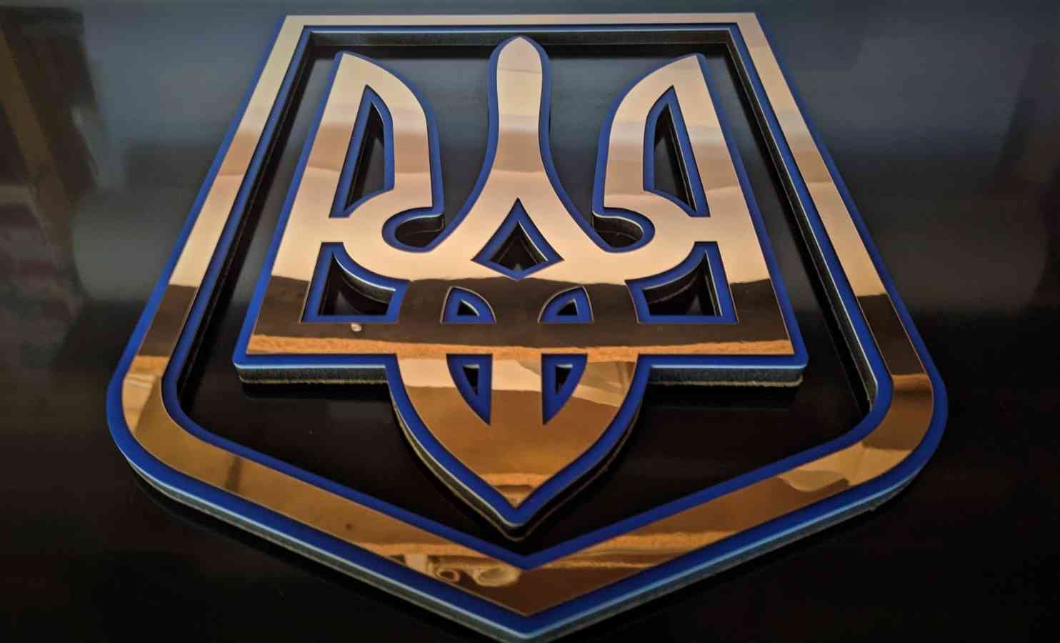 3D Тризуб Ukraine, Герб України на стіну - унікальна Новинка від Time Decor - Фото 10