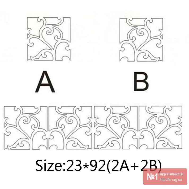 Дзеркальні елементи для декору - орнамент, візерунок - Фото 4