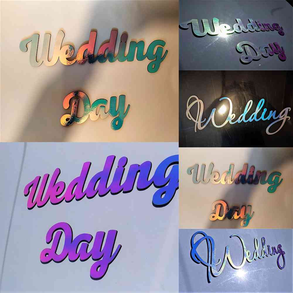 Голографічні - Хамелеон дзеркальні написи для фотозони, банеру - Фото 1