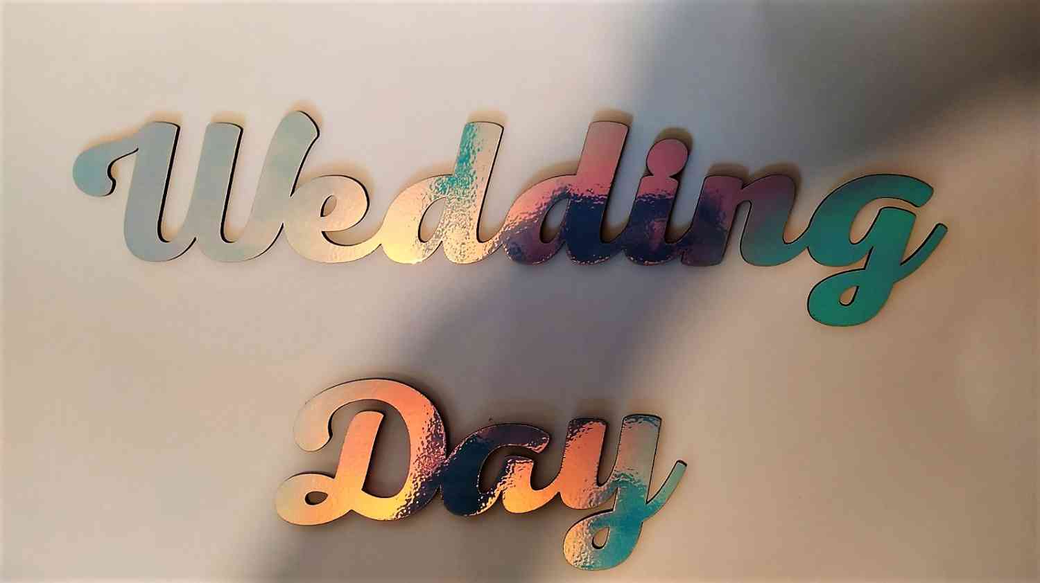 Голографічні - Хамелеон дзеркальні написи для фотозони, банеру - Фото 4