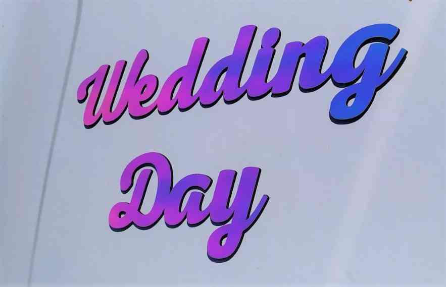 Голографічні - Хамелеон дзеркальні написи для фотозони, банеру - Фото 6