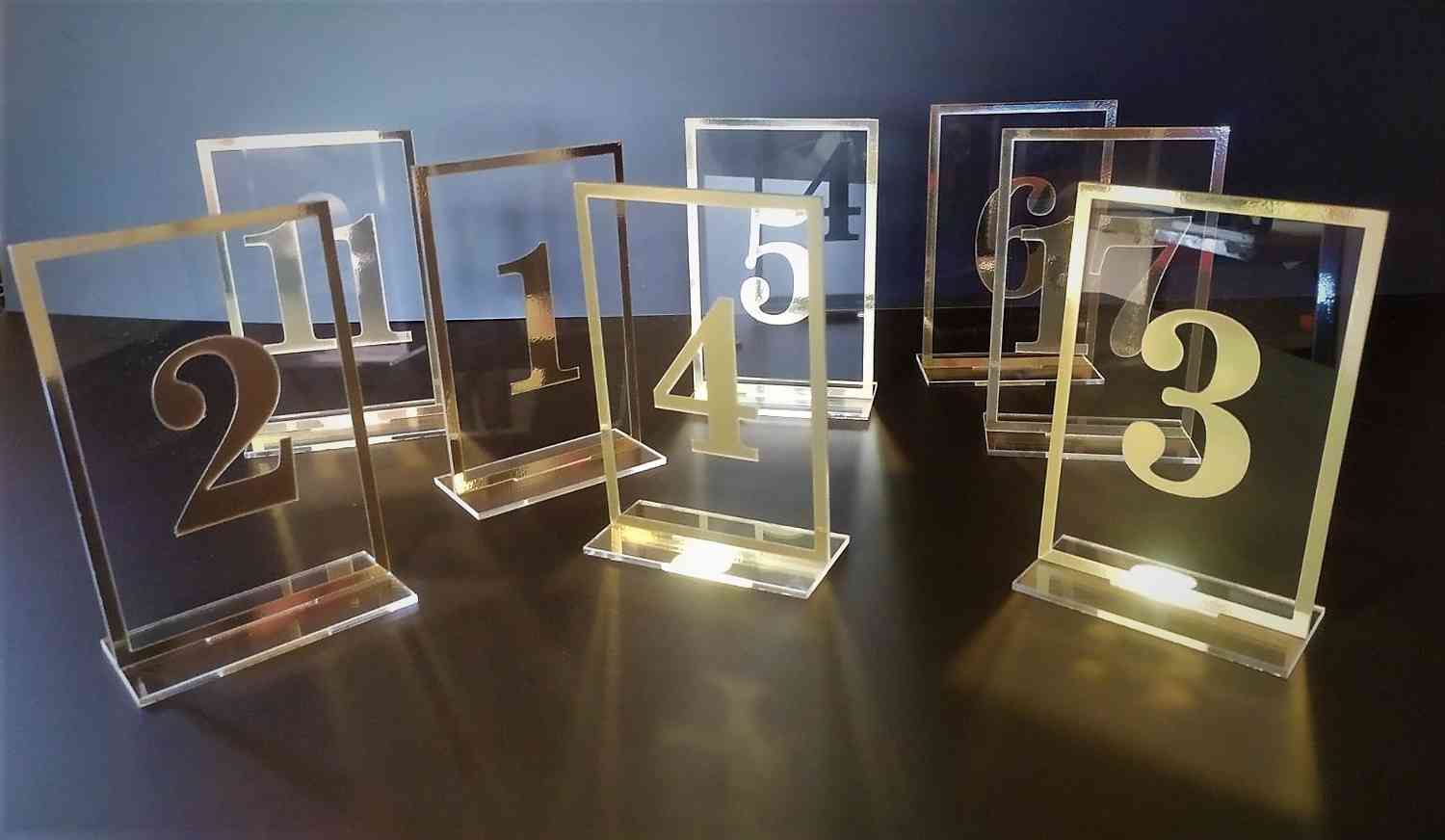 Номерки на весільні столи - для розсадки гостей - Фото 1