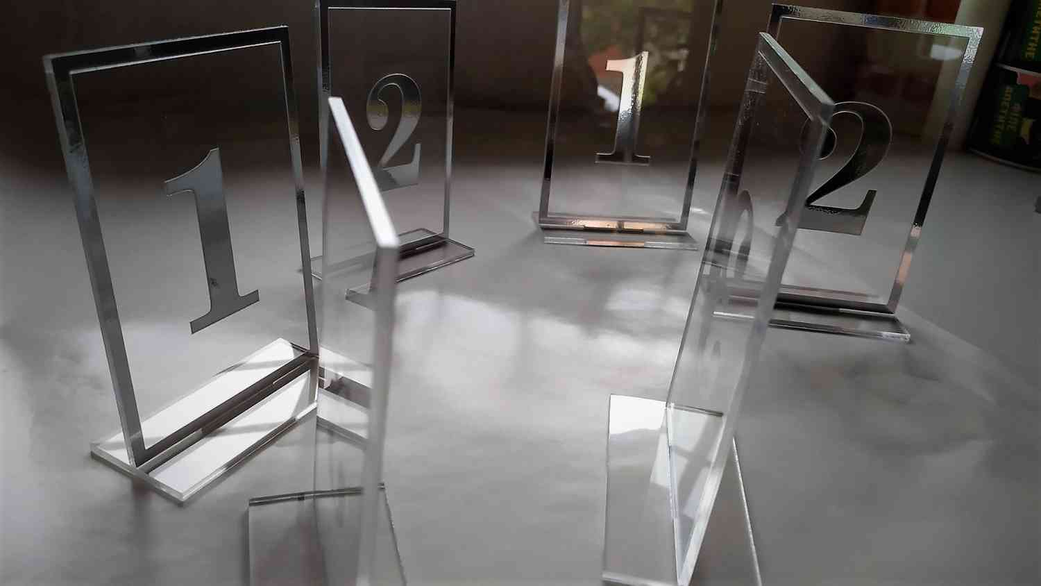 Номерки на весільні столи - для розсадки гостей - Фото 4