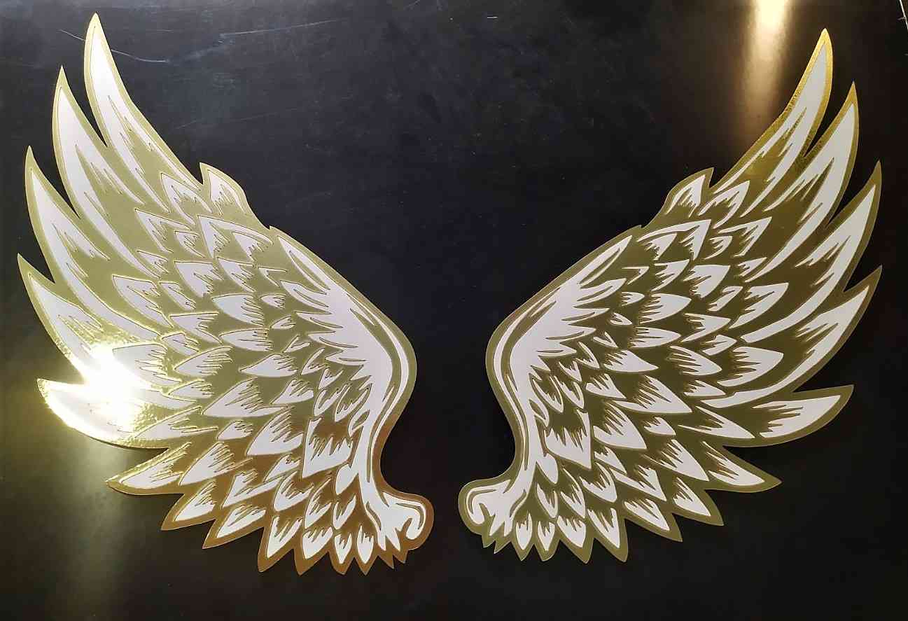 Крила ангела по 50см. золото дзеркальне - акційний комплект - Фото 1