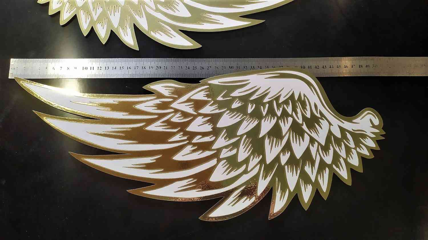 Крила ангела по 50см. золото дзеркальне - акційний комплект - Фото 2