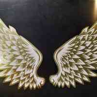 Крила ангела по 50см. золото дзеркальне - акційний комплект - Фото 1