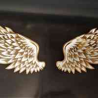 Крила ангела по 50см. золото дзеркальне - акційний комплект - Фото 3