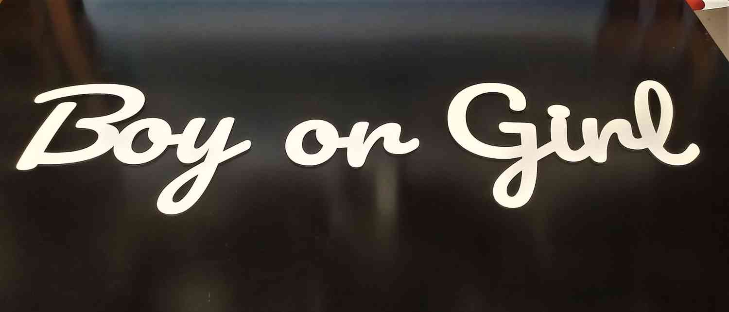 Boy or Girl напис для фотозони - Фото 1