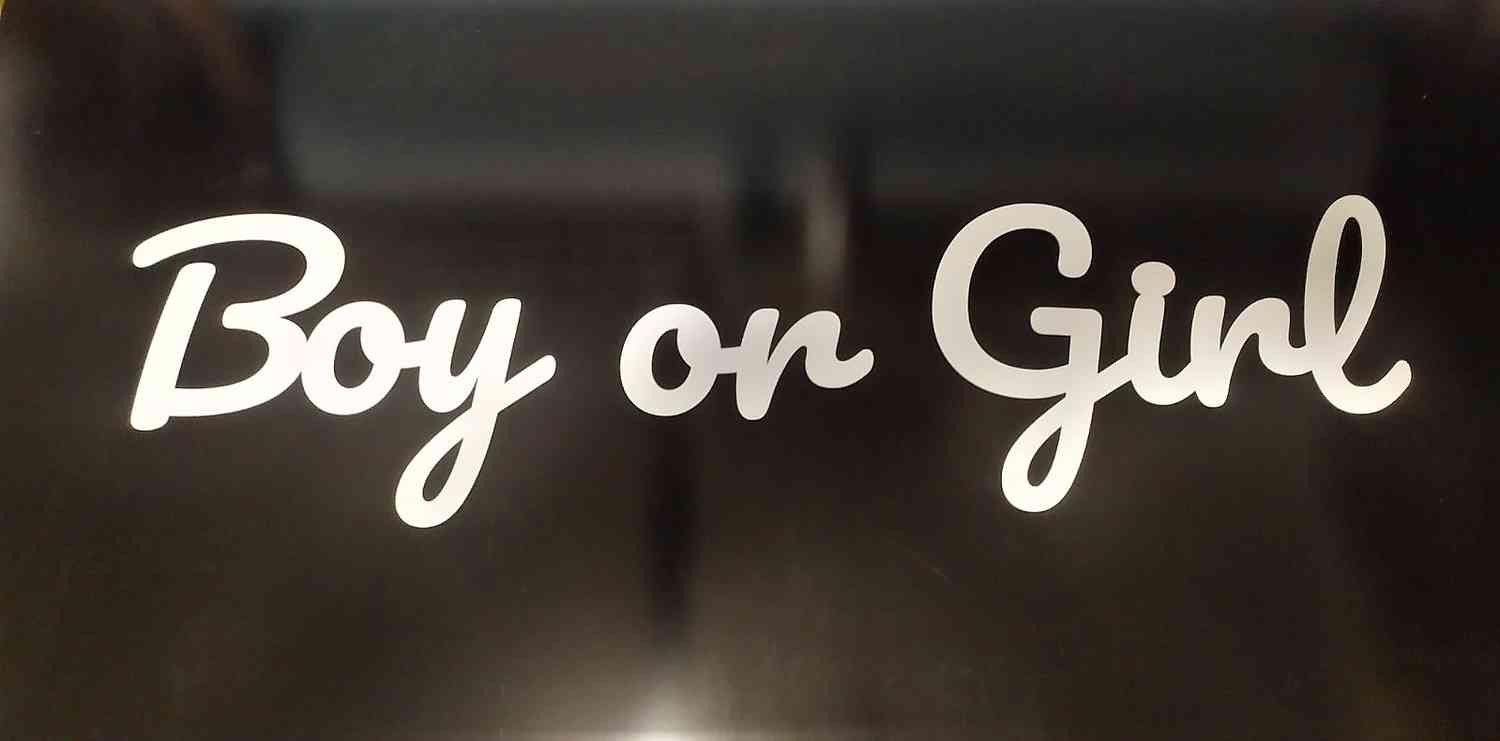 Boy or Girl напис для фотозони - Фото 2