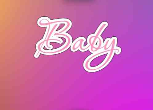Baby - напис для фотозони, банеру. Великий вибір кольорів - Фото 3