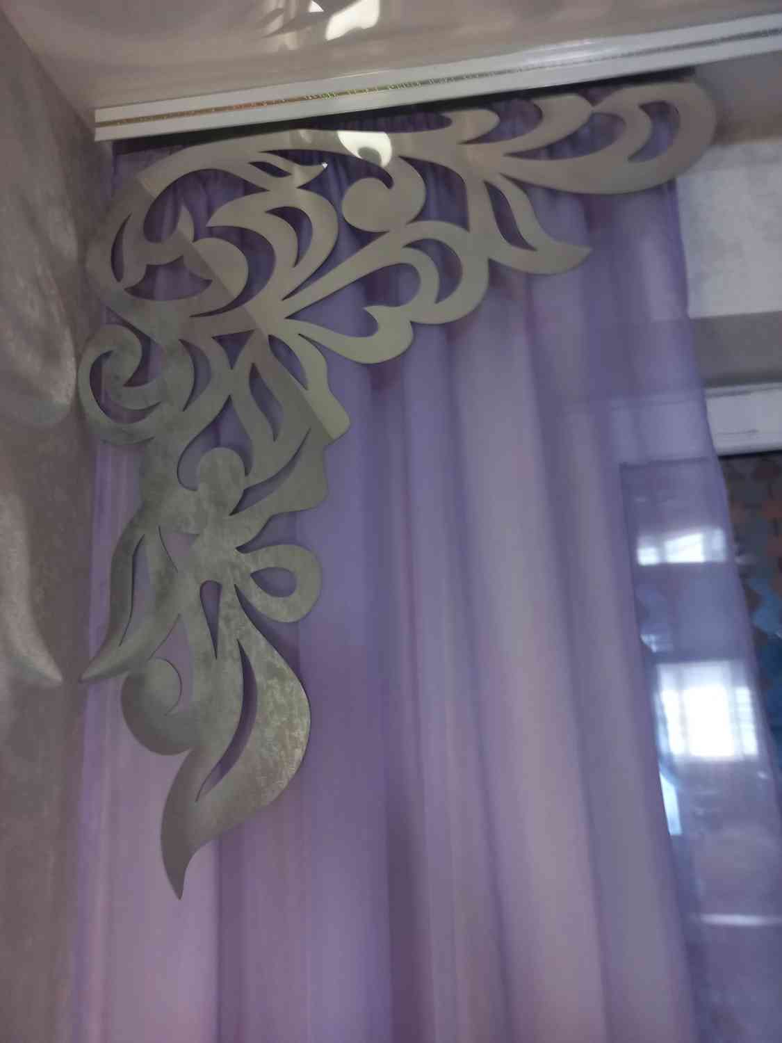 Ламбрекени візерунок на вікна - дзеркальні кольори - Фото 8