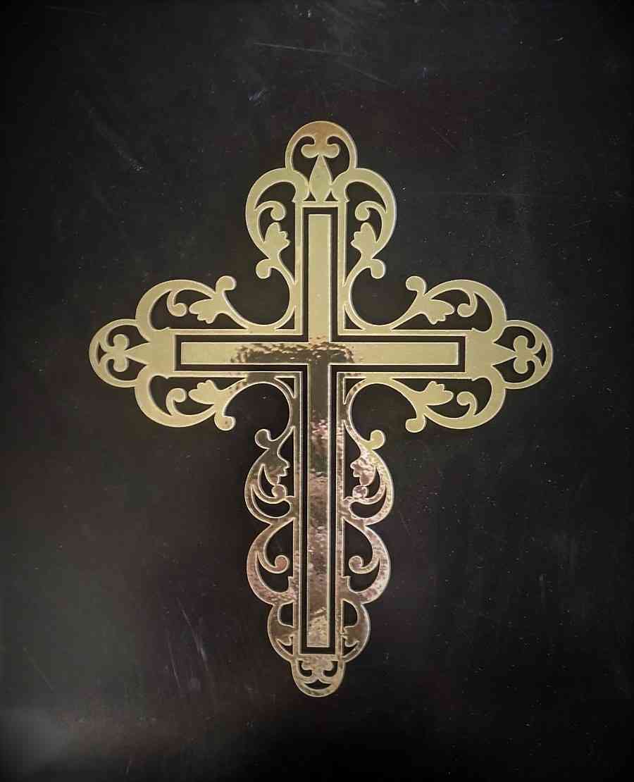 Хрестик для фотозони на Хрещення, Причастя - Фото 1