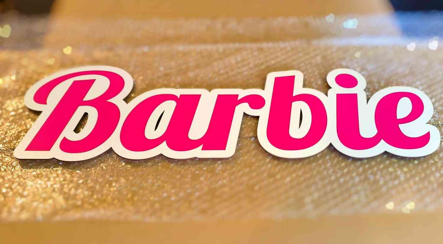 Barbie - Барбі напис для фотозони, банеру. - Фото 2